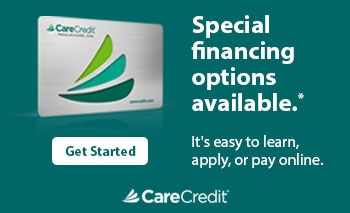 CareCredit Special Financing Options Available